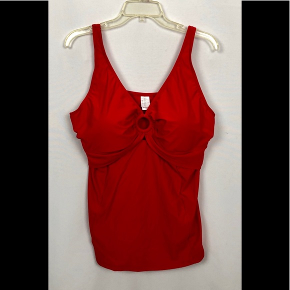Emerald Bay Other - Emerald Bay Red Tankini Swimsuit Size 22W